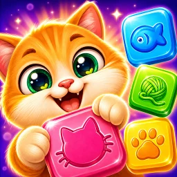 Icône de Cute Cats: Triple Tile Puzzle